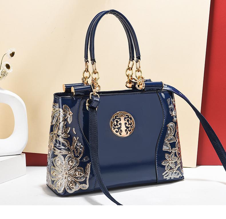 Женская сумка Aliwood с вышивкой, европейские модные роскошные сумки, кожаные сумки на ремне, женские сумки через плечо большой вместимости