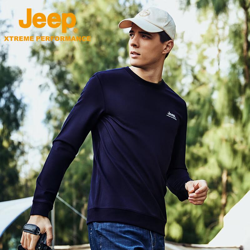 Jeep Men's Casual Crew Neck Sweatshirt J212094322