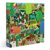 Ibu Dog Park Jigsaw Puzzle, Mixed Colors, 1000 Pieces Jigsaw Puzzle, Childrens Games, Educational Toys