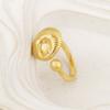Nidin New Creative Design Heart/Headset Shape Smooth Open Rings Adjustable 8 Styles For Female Male Punk Style Jewelry Chic Gift