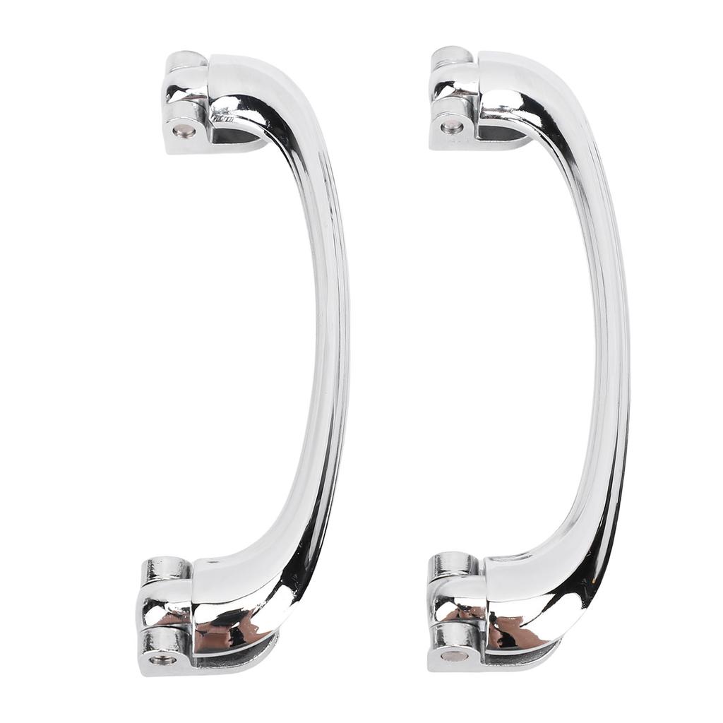 1 пара хромированных внутренних ручек двери Универсальные LWH106 Износостойкие внутренние ручки двери Замена для классических автомобилей Тюдор