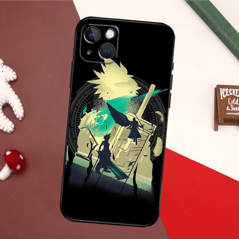 Final Fantasy VII Case For iPhone 13 Pro Max 16 15 11 12 14 17 Pro Max mini 15 16 Plus 16e 17 Air Back Cover