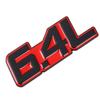 3D Металл 4.0L 4.6L 4.7L 5.0L 5.7L 6.0L 6.2L 6.4L 7.0L Автомобильная наклейка на задний багажник Эмблема Значки Наклейки для Mazda VOLVO PEUGEOT