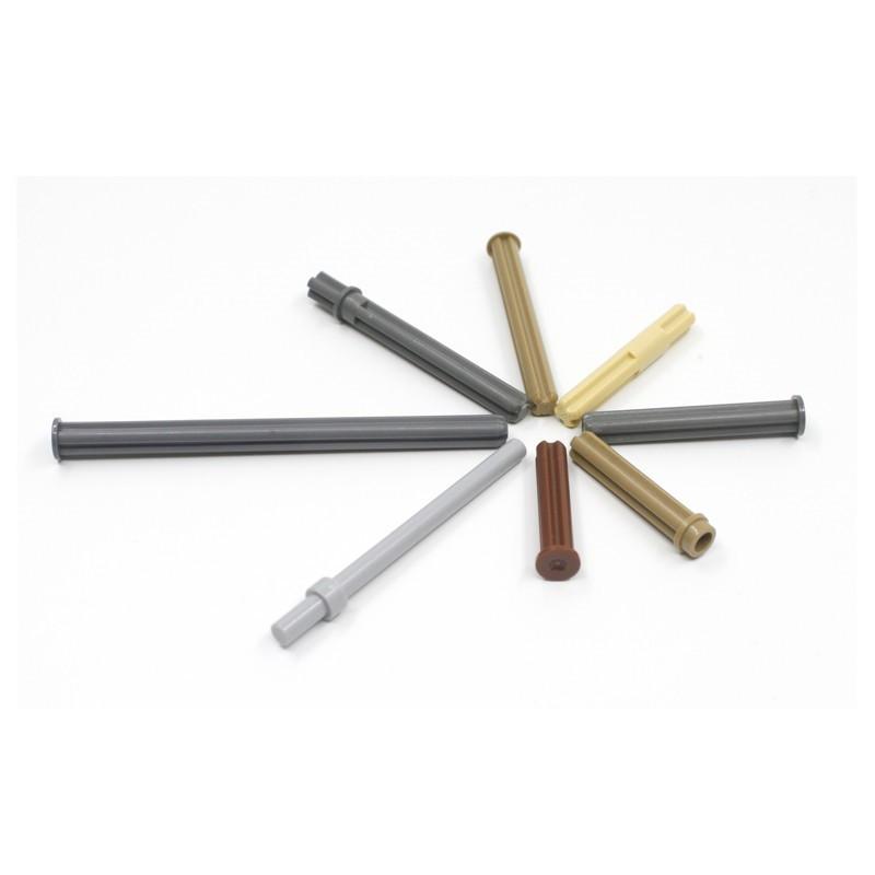 Совместимый строительный блок 55013 Технологический строительный блок Запасные части 4499858 Гвоздь стержень 1X8 стержень с отрезанным концом