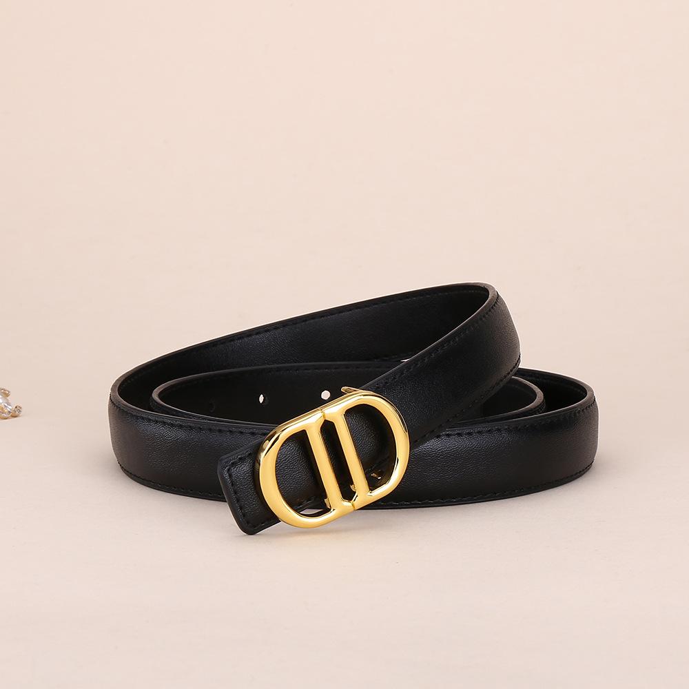 Ремень Cd женский кожаный сплав гладкий пряжка ремень женский декоративный ремень из коровьей кожи