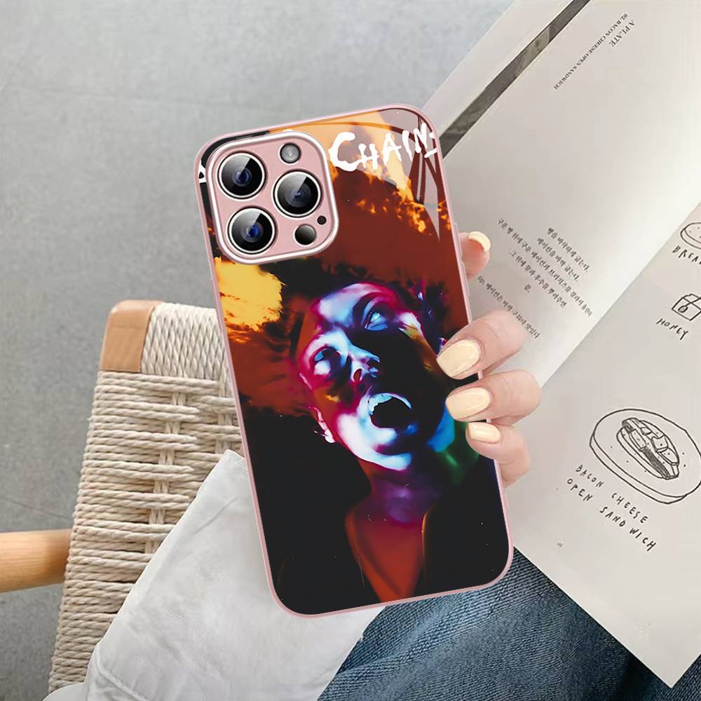 Band A-Alice I-In C-Chains Tempered Glass For Iphone 14 13 12 11 Pro Mini XS MAX 14Plus X XS XR Fundas