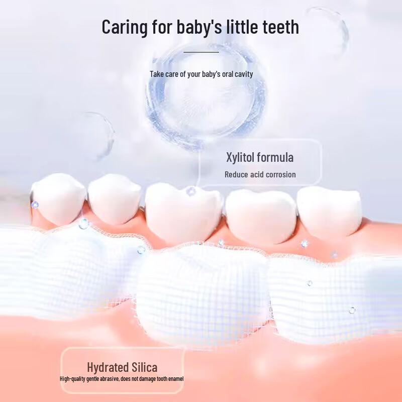 Детская зубная паста ShuKe со вкусом персика против кариеса (3-Pack)