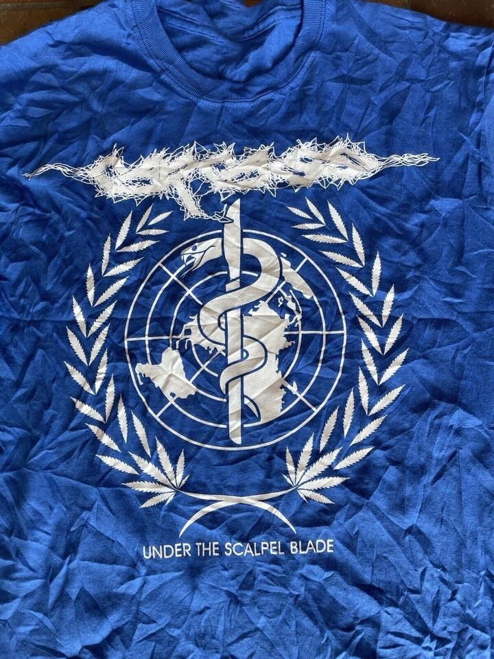 Группа Carcass Под Скальпелем Клинок Королевская Футболка Взрослая Футболка UU9