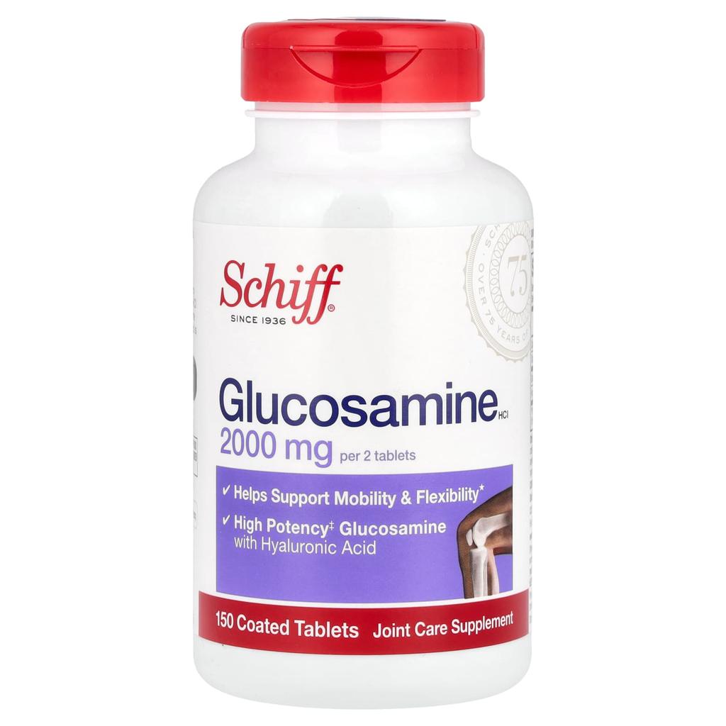Glucosamine Hcl, 2,000Mg, Coated Tablets 150 Tablets (1,000Mg Per Tablet)