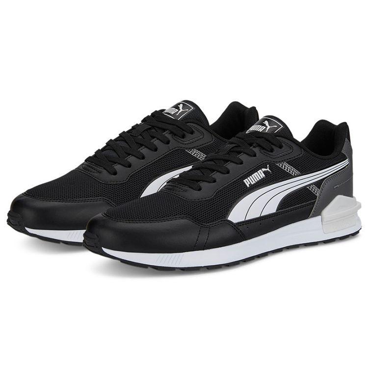 Puma Graviton Mega Спортивная Повседневная Обувь Унисекс Кроссовки Черные Белые 385873-01
