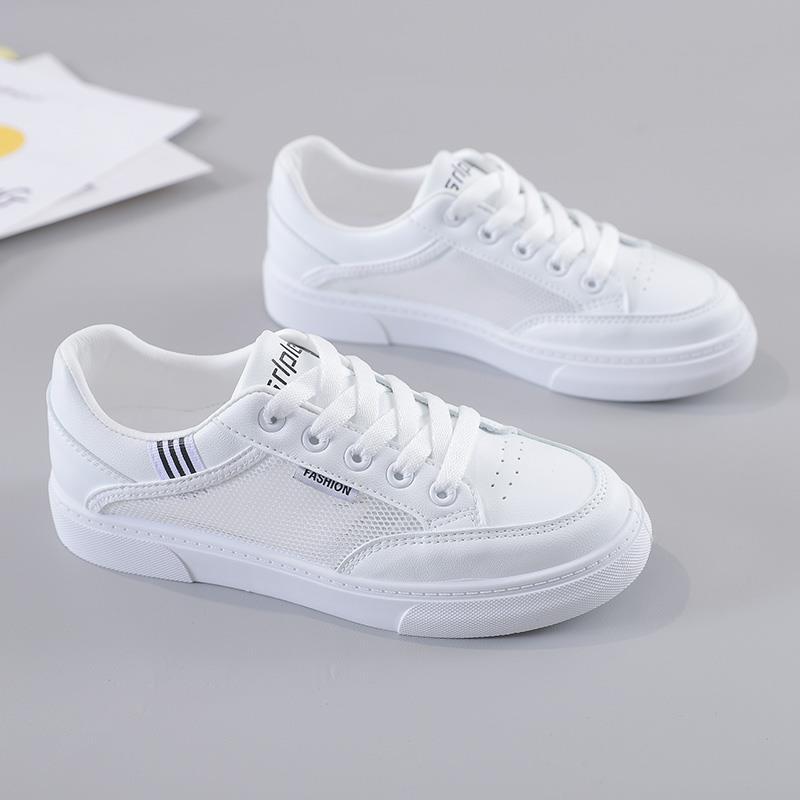 Fashion Simplified Vulcanized Shoes 2024 New Summer Mesh Breathable Board Shoes Versatile Trendy Casual Women's Shoes Zapatos De Mujer