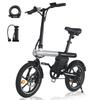 AVDL A11 Folding Electric Bike, 36V 12.8Ah Battery,Hydraulic Disc Brakes,16 Inch