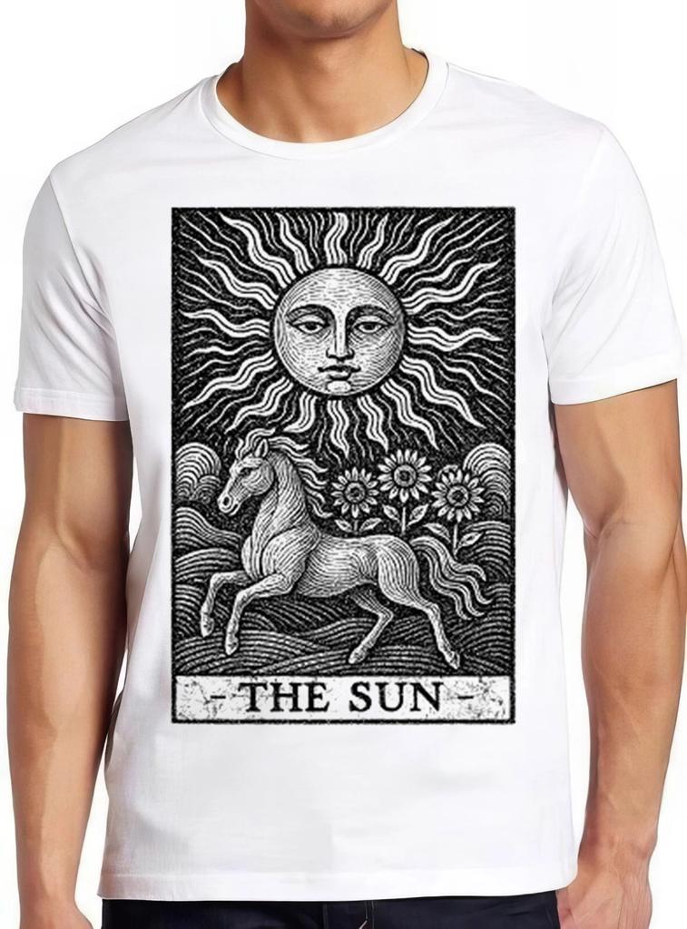 The Sun The Horse Tarot Card Best Seller Wierd Funny Gift Tee T Shirt 2694