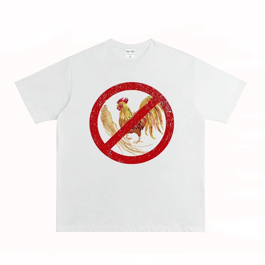 No Personal Attacks New Style Spoof Street Chinachic Small Crowd Pure Cotton American Loose Printed Unisexs And Unisexs Tshirts
