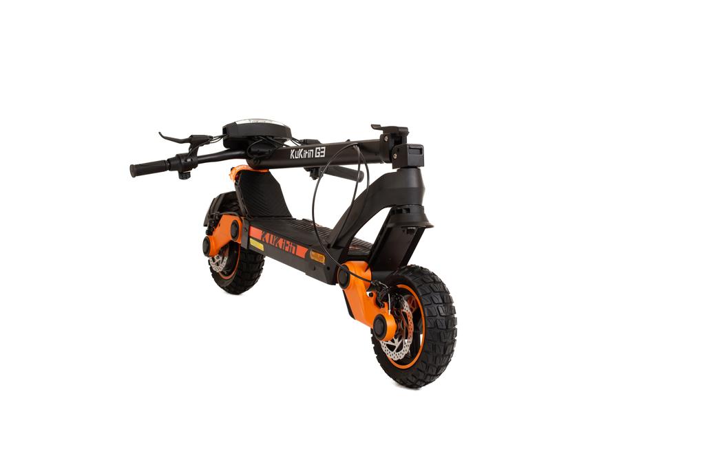 KuKirin G3 1200W Electric Scooter, 52V 18Ah Battery, 63km Range, 10" Off-Road Tires, Foldable Design, Dual Disc Brakes