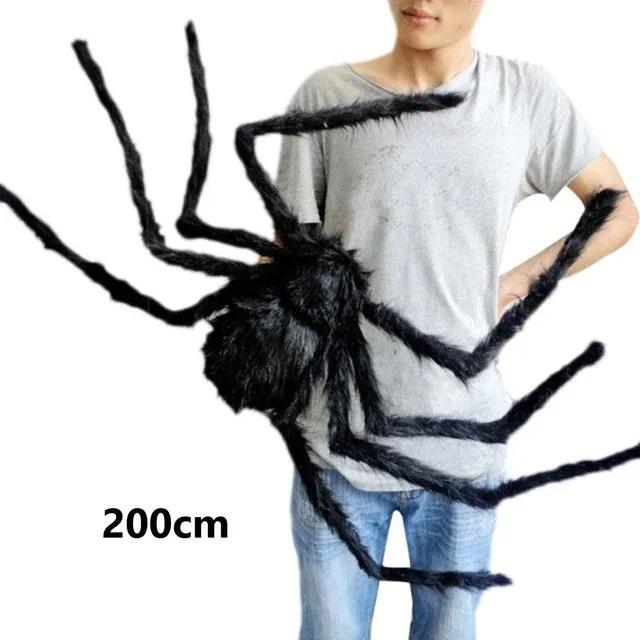 Halloween Giant Plush Spider Horror Halloween Decoration Party Props Haunted Outdoor Chamber Prank 30-200cm Black Spiders Decor