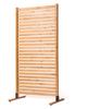 Wooden Privacy Screen, 36" W X 76" H Outdoor Privacy Screen, Freestanding Wood Privacy Panel with Stand