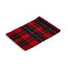 Velsey Wool 100% Check Muffler [Scottish Red]