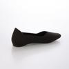 EVOL Women's Washable Ultra Lightweight Knit Square Flat Pumps 116g Comfort Shoes