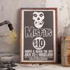 Vintage Hardcore Horror Punk The Misfits Live Photo Music Concert Art Poster Canvas Painting Wall Prints Picture Room Home Decor