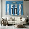 Custom Name Lionel MessiPrinted Tapestry – Wall Hanging for Bedrooms, Dorms, and Home Decor