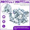 12Pcs M5 X 25 Petal Nuts  Petal Screw Anchors Thins Fixings  Hollow Wall Iron Skin Line