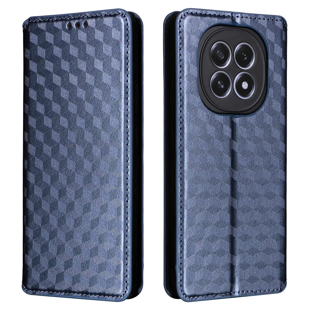 Для Oppo F29 5G/A5 5G Чехол-кошелек Кожаный чехол для телефона с ромбовидным тиснением