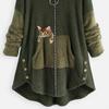 Spring & Autumn European/American Fashion Women's Loose Plush Hoodie