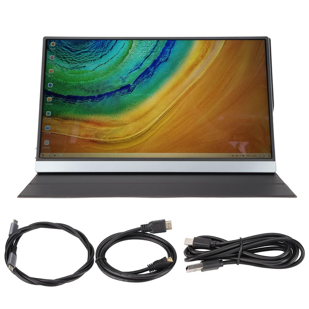 Портативный монитор 15,6-дюймовый FHD 1080P монитор с защитным чехлом для PS4 для Switch для Xbox One