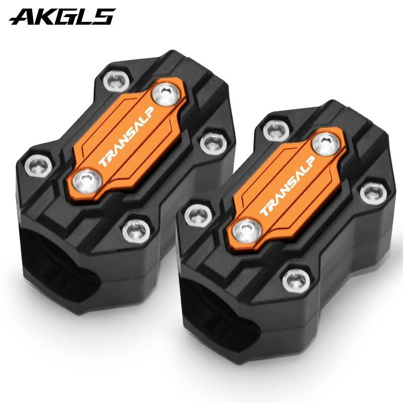 For Honda TRANSALP700 TRANSALP 600 650 Transalp 700 XLV Motorcycle Bumper Decoration Block Engine Anti-collision Accessories