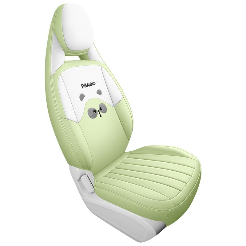 Cute 2023 Panda Mini Seat Cover for Women - All-Season, Full Coverage Car Cushion