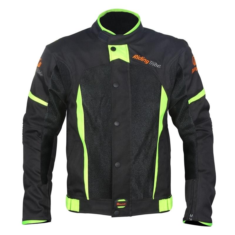 Motorcycle Jacket Summer Breathable Waterproof Raincoat Motorbike Protective Armor Riding Coat With 5pcs Pads Size M-5XL JK-37