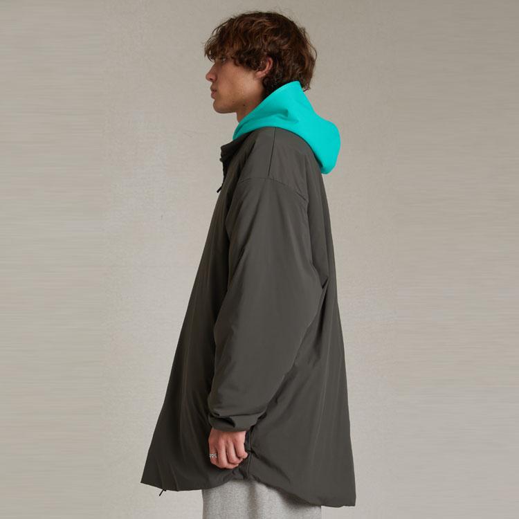 Fear of God Essentials Стеганая куртка-рубашка Черная Мужская Верхняя одежда 202SP244490F