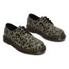 Dr. Martens Кожа Мода Леопардовый Принт Низкие Повседневные Кроссовки Унисекс Повседневная Обувь Хаки-Зеленый 27686384