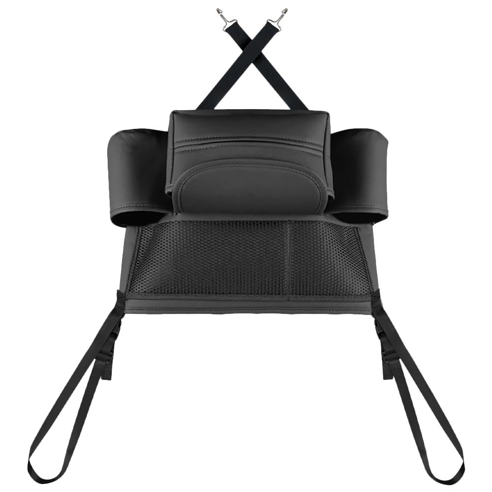 Средняя вешалка для автомобильного сиденья, сумка для хранения, роскошный автомобильный держатель для сумочки между сиденьями, карманы для чашек с водой, укладка, уборка