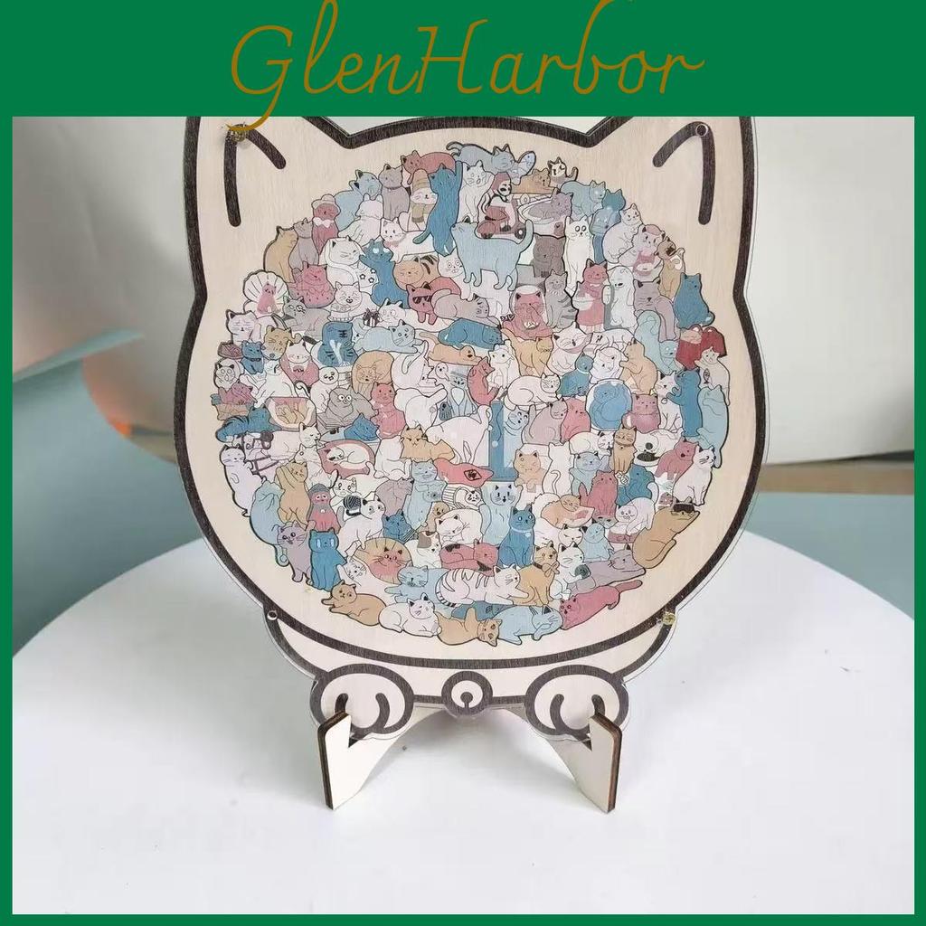 Morandi Puzzle For Adults And Kids Handmade Wooden Jigsaw With Stand