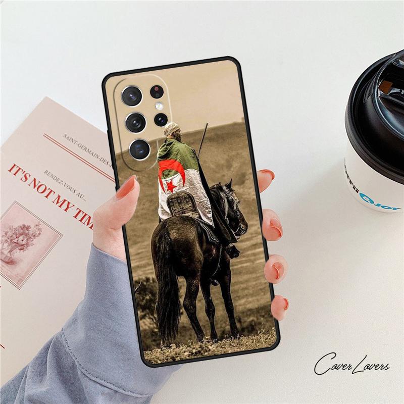Чехол для телефона с флагом Алжира Для Samsung Galaxy S24 S25 S23 S22 Ultra Note 10 20 Plus S20 S21 FE Чехол