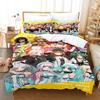 3D Print Anime D4Dj All Mix Comfortable Duvet Quilt Cover Pillowcase Bedding Set Children Bedroom Decoration Home Textile