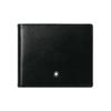Montblanc Серия Meisterstück Логотип 14 слотов для карт Кошелек-визитница из гладкой кожи Мужской кошелек Черный MB14095
