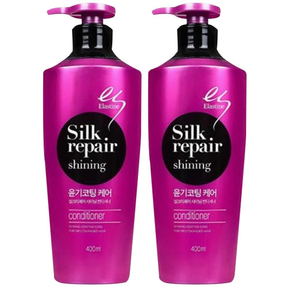 Elastin Silk Repair Shining Conditioner 400ml 2 pcs