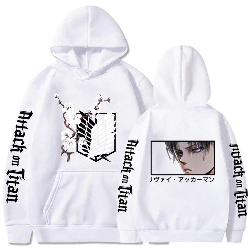 Hot Anime Attack On Titan Levi Ackerman Eyes Hoody Men Women Hoodies Harajuku Manga Streetwear Shingeki No Kyojin Sweatshirt