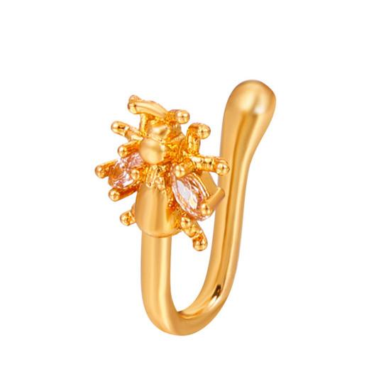 Стильное поддельное кольцо в носу, универсальная форма, женская U