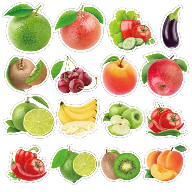 100 Pcs/Set Waterproof Cartoon Fruit Graffiti Stickers For Car Laptop Bicycle Trunk Luggage Case Cute DIY Sticker