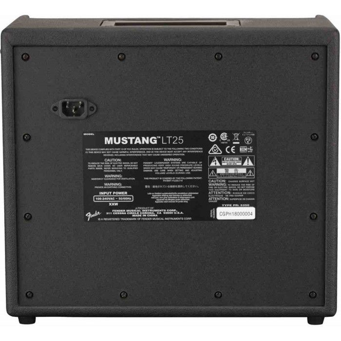 Amplificateur Guitare - Fender - Mustang LT25 - 25 Watts - Haut-parleur 8 pouces - 30 Presets