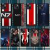 Чехол для телефона N7 Mass Effect для iPhone 11 12 Mini 13 14 15 Pro XS Max X Plus SE XR Shell