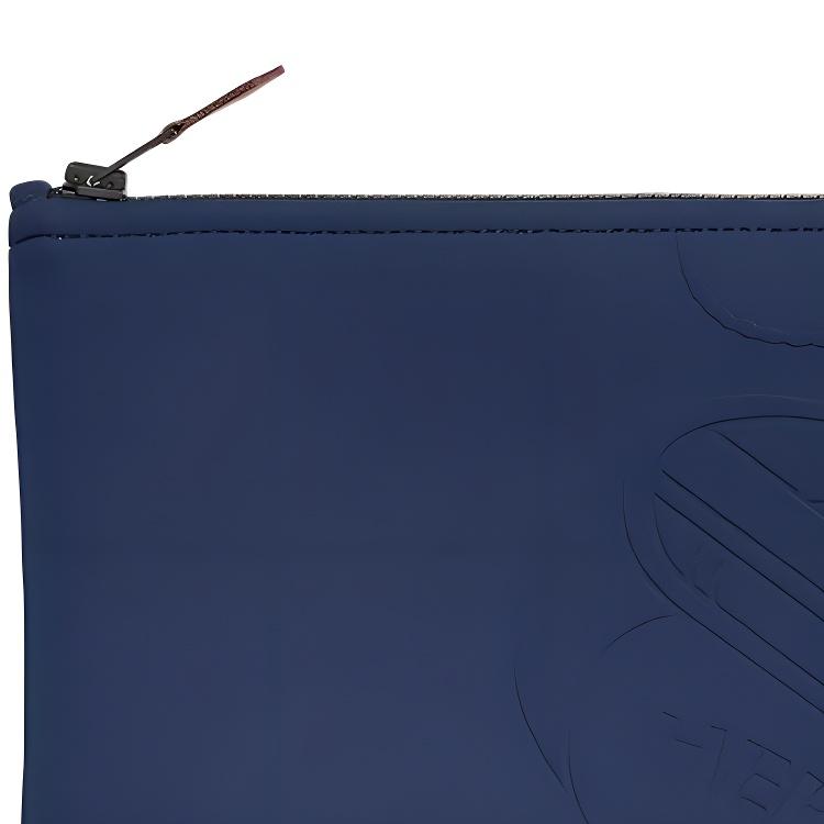 Hermes Neobain Thalassa 28 Узорчатая нейлоновая сумка-клатч Средняя женская сумка-клатч Темно-синий H103748MV01