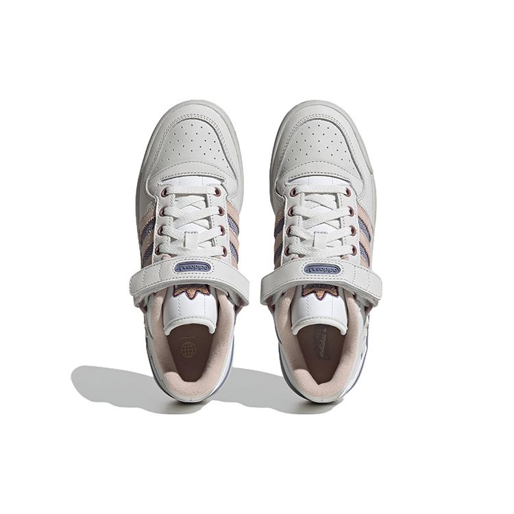 adidas Forum Low White Wonder Taupe Женские кроссовки Кристально-белые Wonoxi IE1828