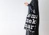Сумка-тоут Marimekko Logo Notko, Черный x Кремовый (99)