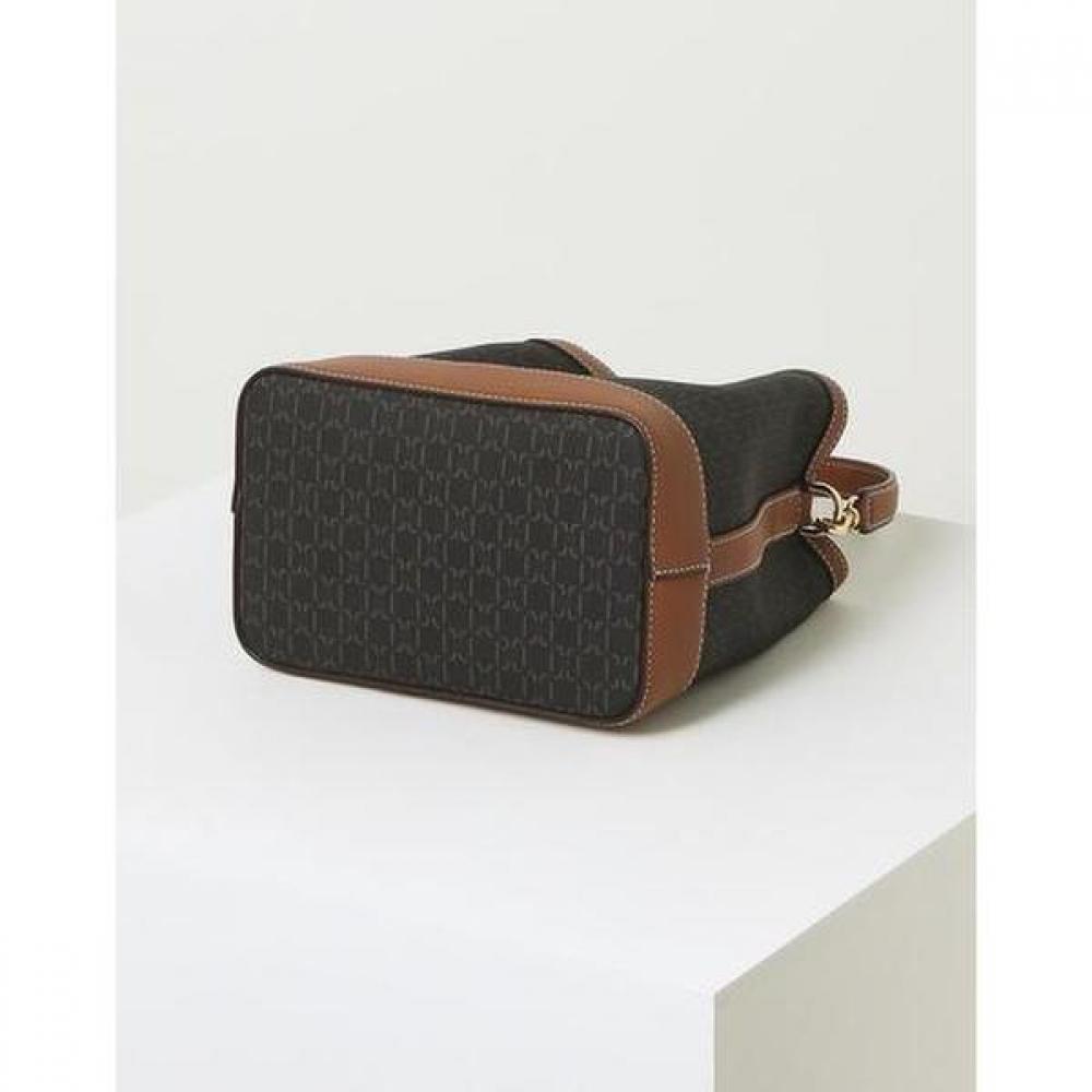 Daks Brown Barnet Dd Pattern Leather Small Shoulder Bag Dcba3e868w3