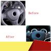 LHD Carbon Fiber Car Steering Wheel Trim For -BMW 3 Series E90 E92 E93 2005-2012 Car Steering Wheel Decoration Cover-M53K